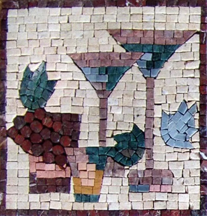 Contempo - Alzatina Mosaico Cucina | Cibo e bevande | Mozaico
