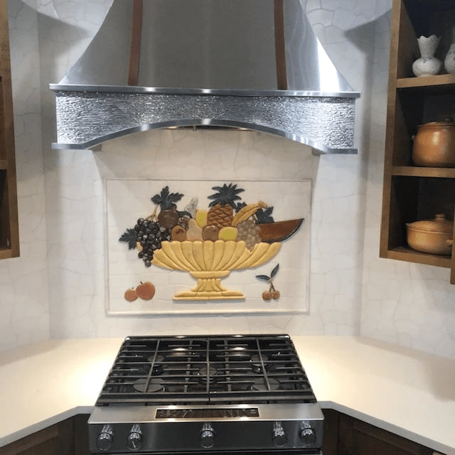 Coupe à Fruits en Mosaïque Pietre : Un Chef-d'Oeuvre d'Élégance