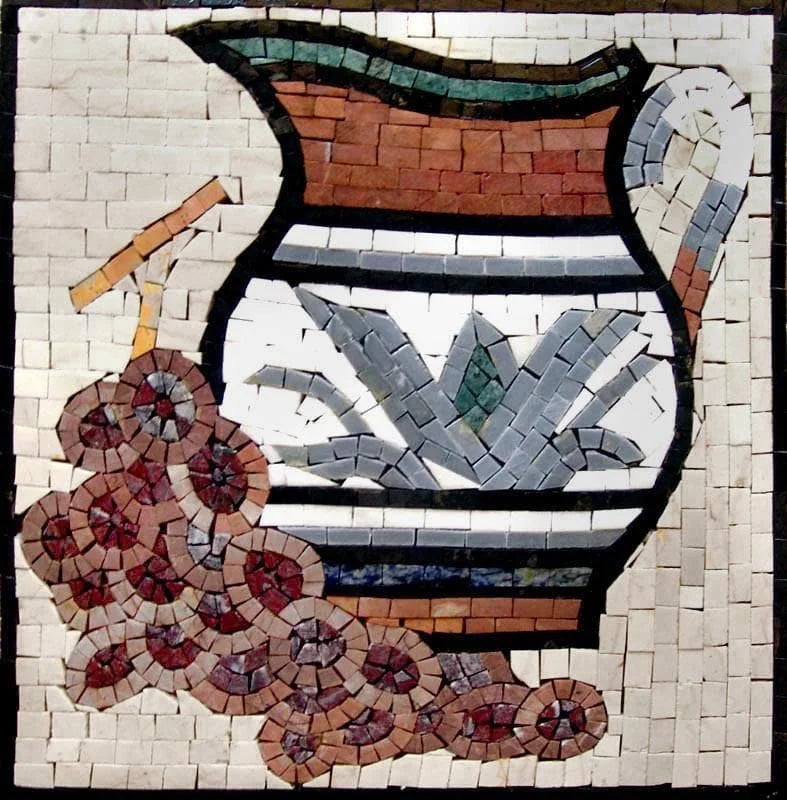 Patrones de mosaico- Maceta