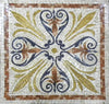 Accent Mosaic with elegant floral design