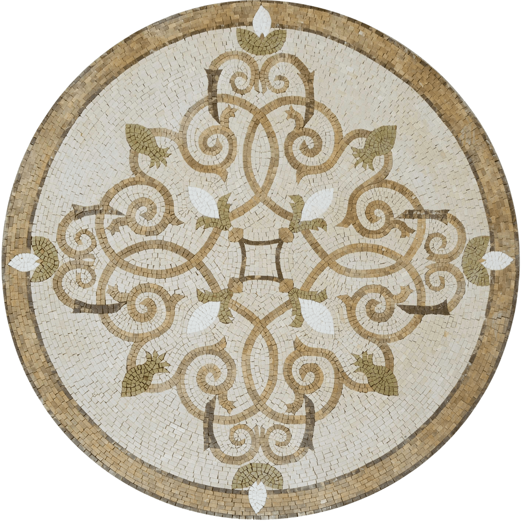 Mosaico Floral Arabesco - Zahra II