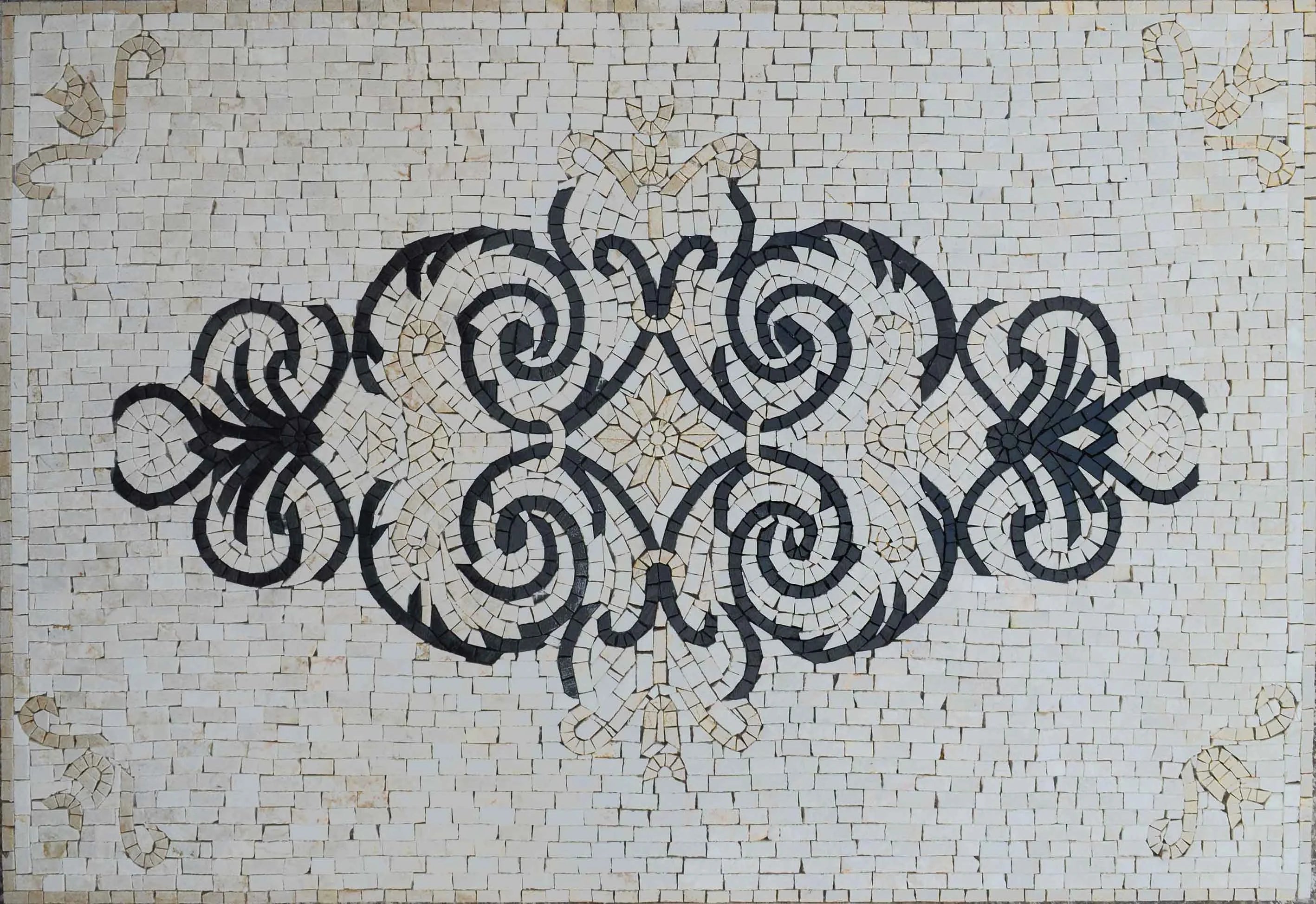 Arabesque Mosaic Marble Rug - Symma Design – Mozaico