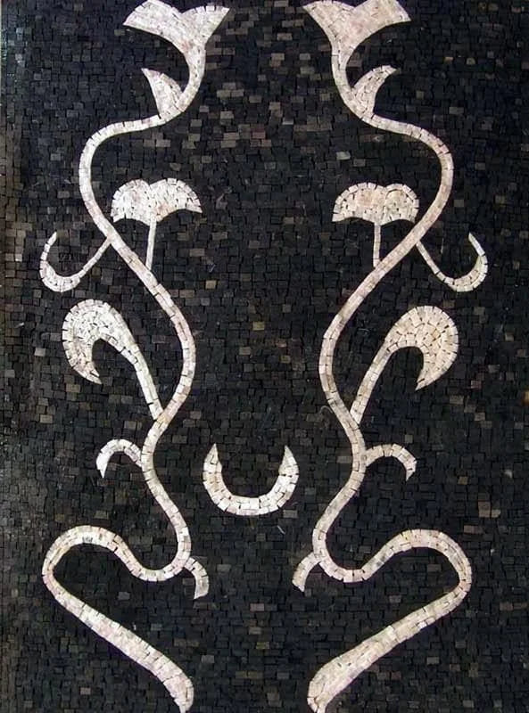 Diseño de papel tapiz de mosaico arabesco