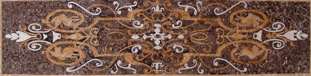Mosaico de tapete de área - Ceiba Gold