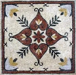 Mosaico de flores artesanais - Hada