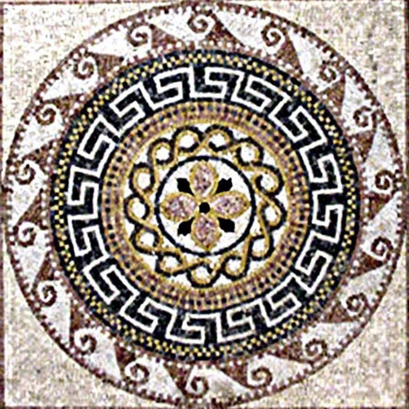 Mosaico greco-romano artesanal - Adel