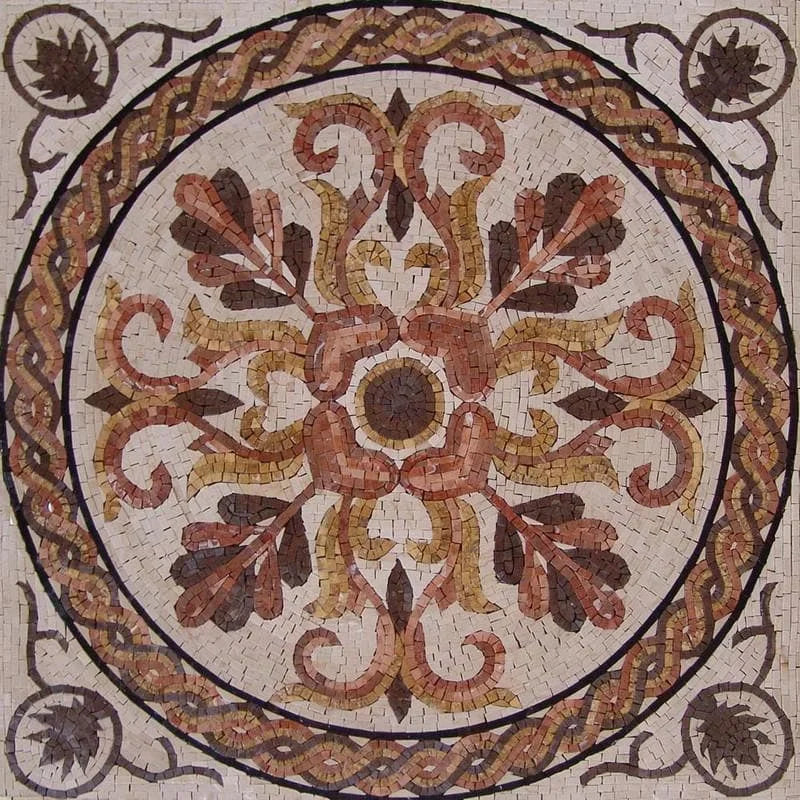 Arte de mosaico botánico - Millicents