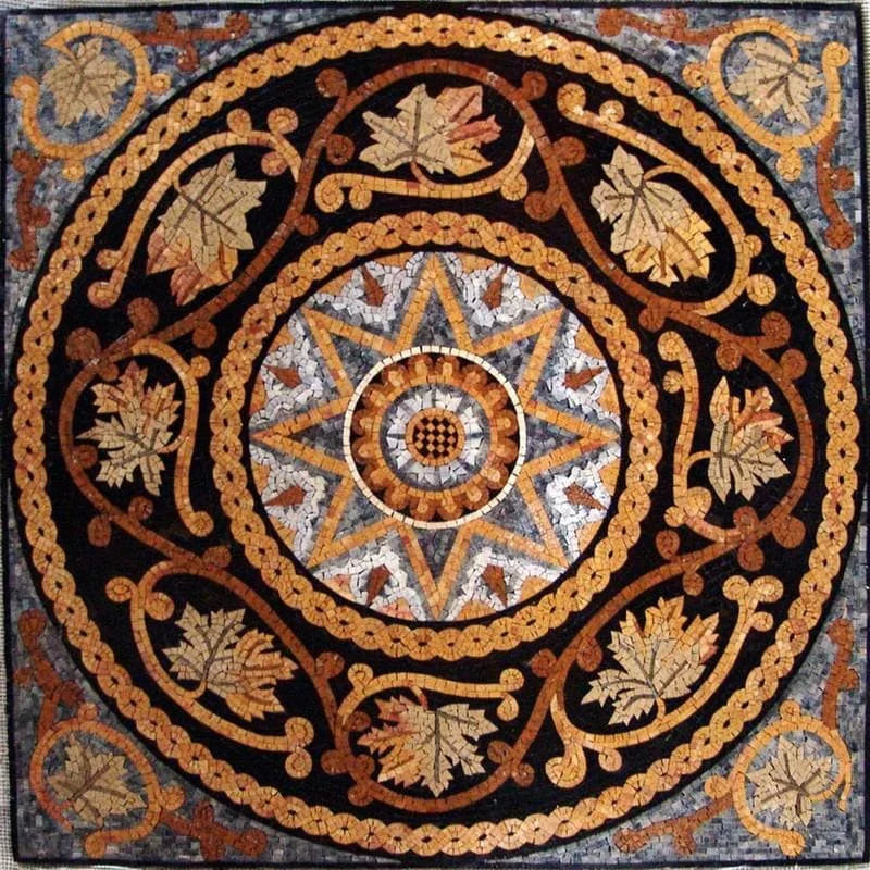 Shana's Botanical Roman Mosaic