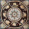Mosaico Romano Botánico - Fragmento