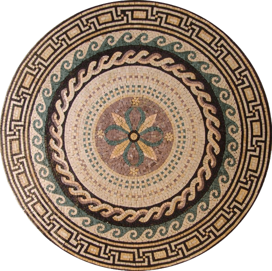 Circular Greco-Roman Mosaic - Taavi