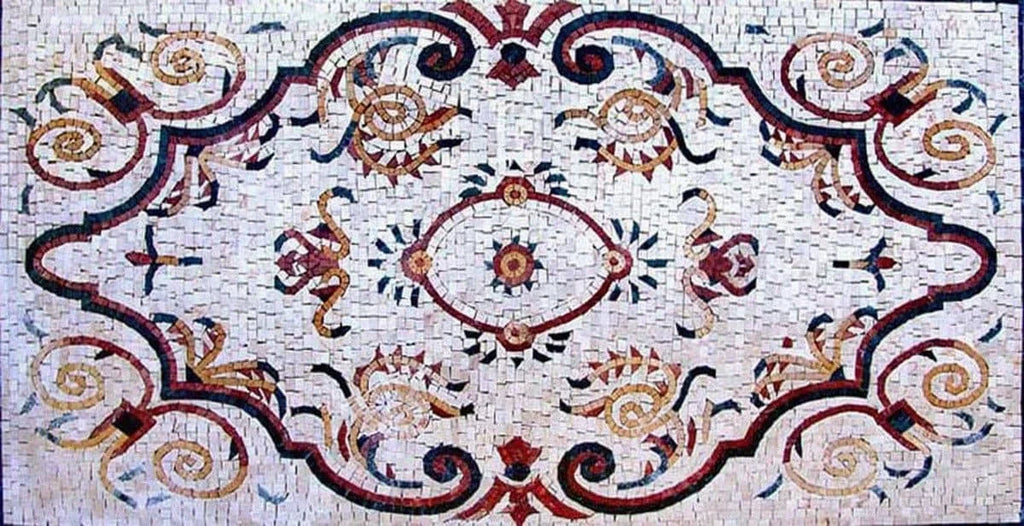 Mosaico Floral Damasco - Vanessa