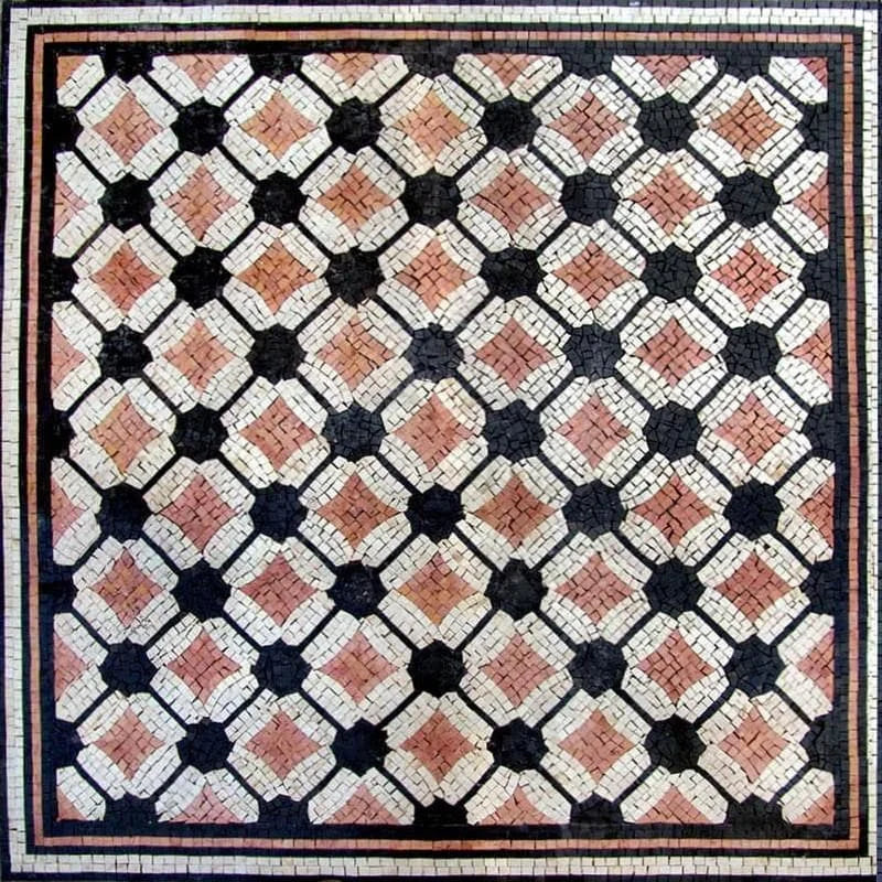 Diamond Geometric Mosaic Tile - Kade