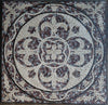 Мраморная мозаика Флер де Лис - Лила II