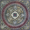 Panel de mosaico de arte floral - Abril II
