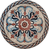 Floral Marble Mosaic - Jacinth IV