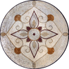 Arte floral do medalhão - Mosaico Gadina