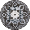 Medalhão Floral - Dalya Mosaic