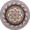 Mosaico Medalhão Floral - Herita