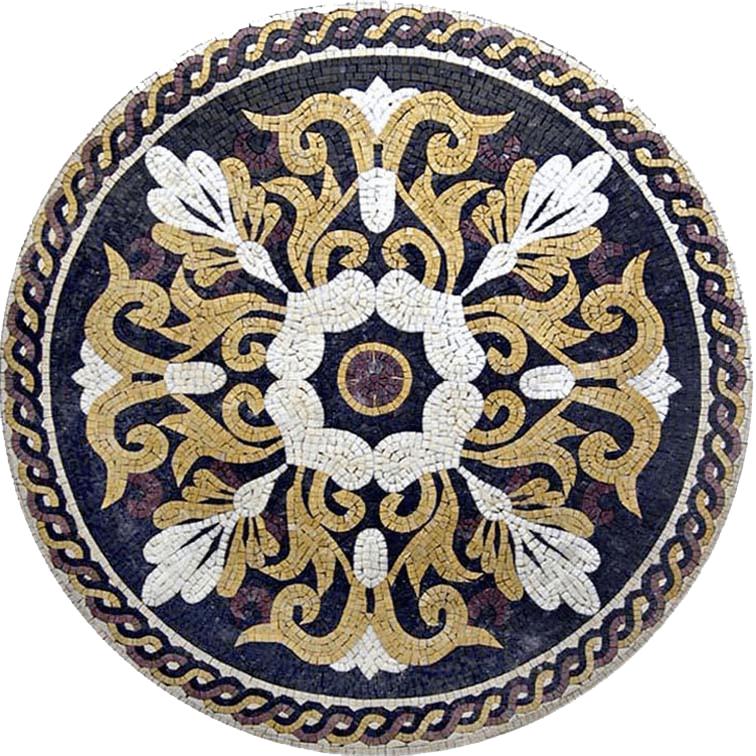 Diseños de mosaicos florales - Jacinto