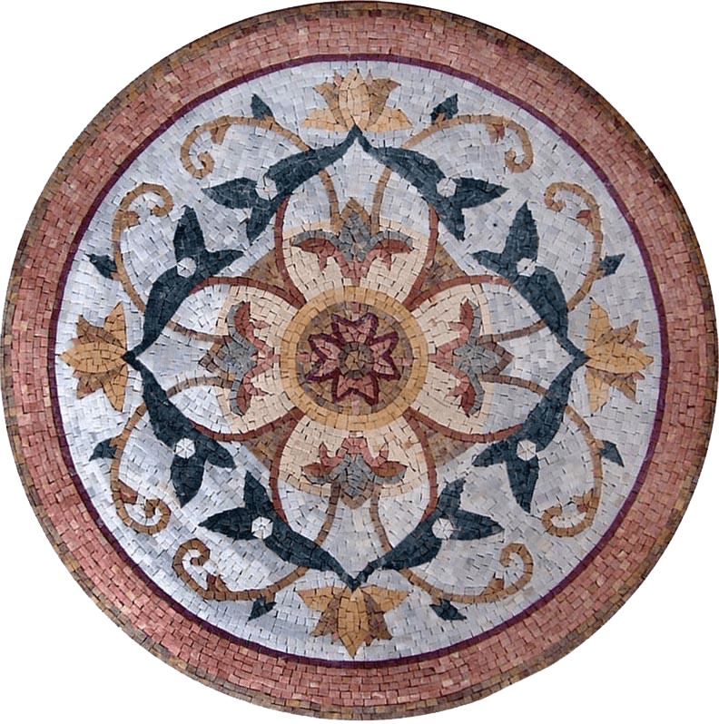 Floral Mosaic Rondure - Kiera