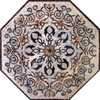 Mosaico Octágono Floral - Juda
