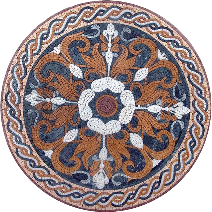 Arte em mosaico de flores - Jacinto III