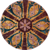 Inserto in mosaico floreale - Ciara