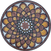 Flower Mosaic Medallion - Amapola