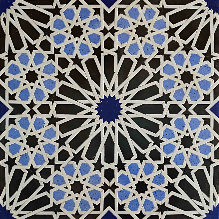 Geometric Floral Tile - Jaimie