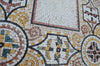Azulejo de arte de pedra de mosaico de mármore geométrico