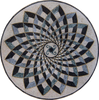 Mosaico Medallón Geométrico - Pinto III
