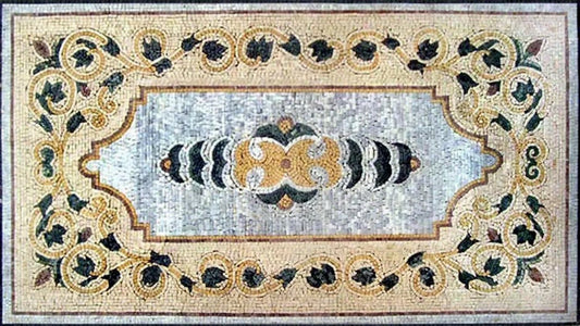 Geometric Mosaic Design Artwork Inlay