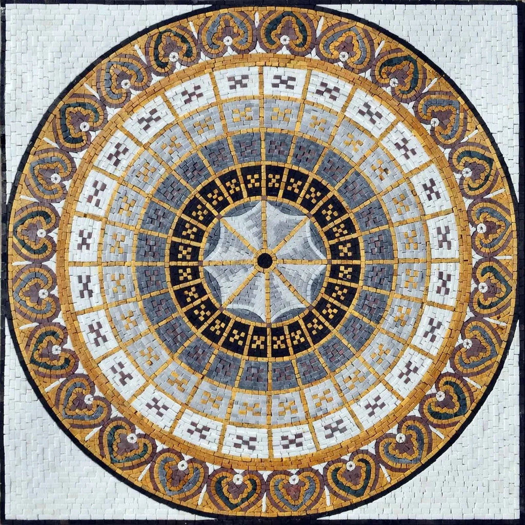 Geometric Mosaic - Floral Dimension