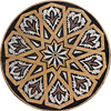 Patrón de mosaico geométrico - Durrah Marfil