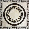 Mosaico de arte greco-romana - Aquiles