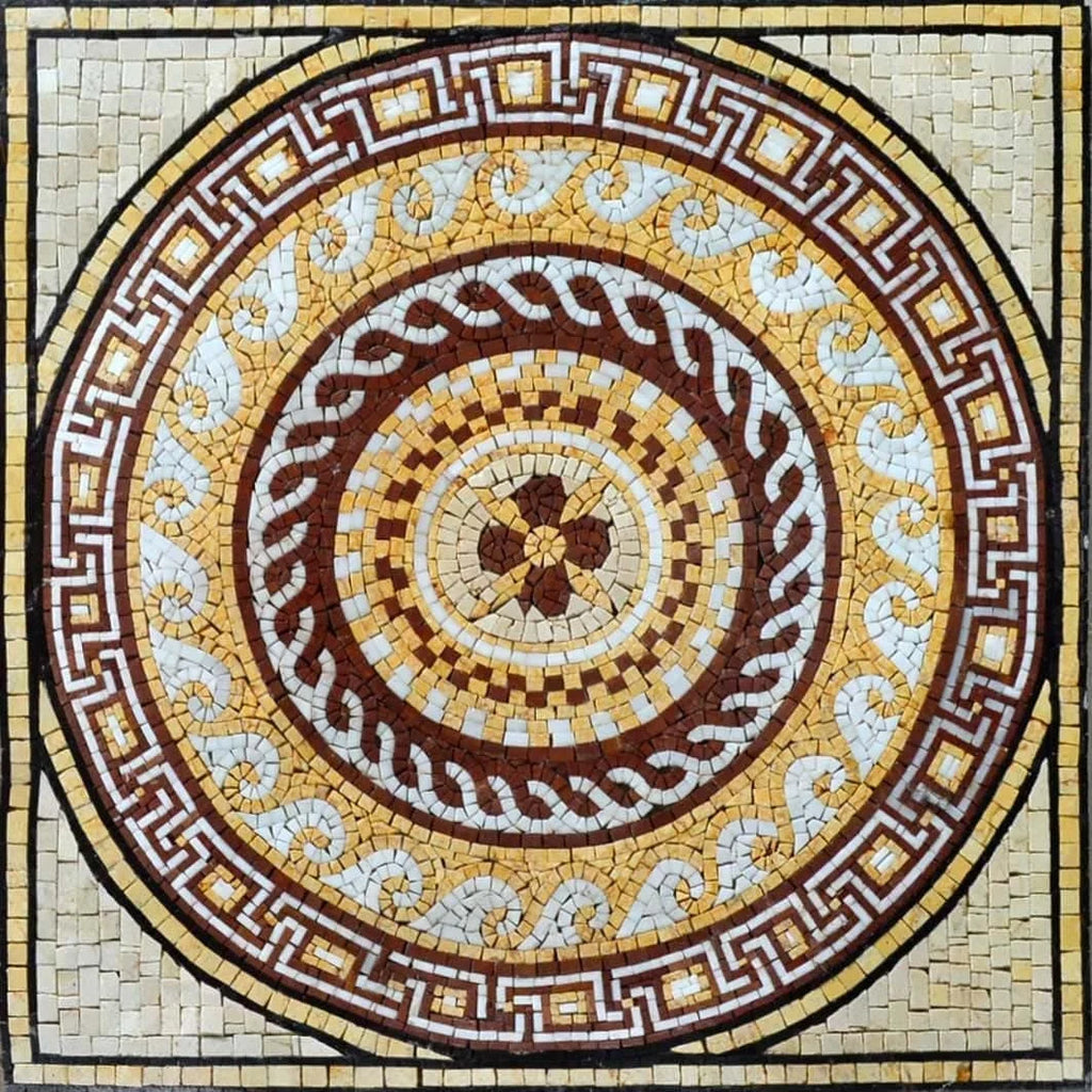Mosaico Floral Grecorromano - Dela III