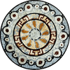 Mosaico floral grecorromano - Gael