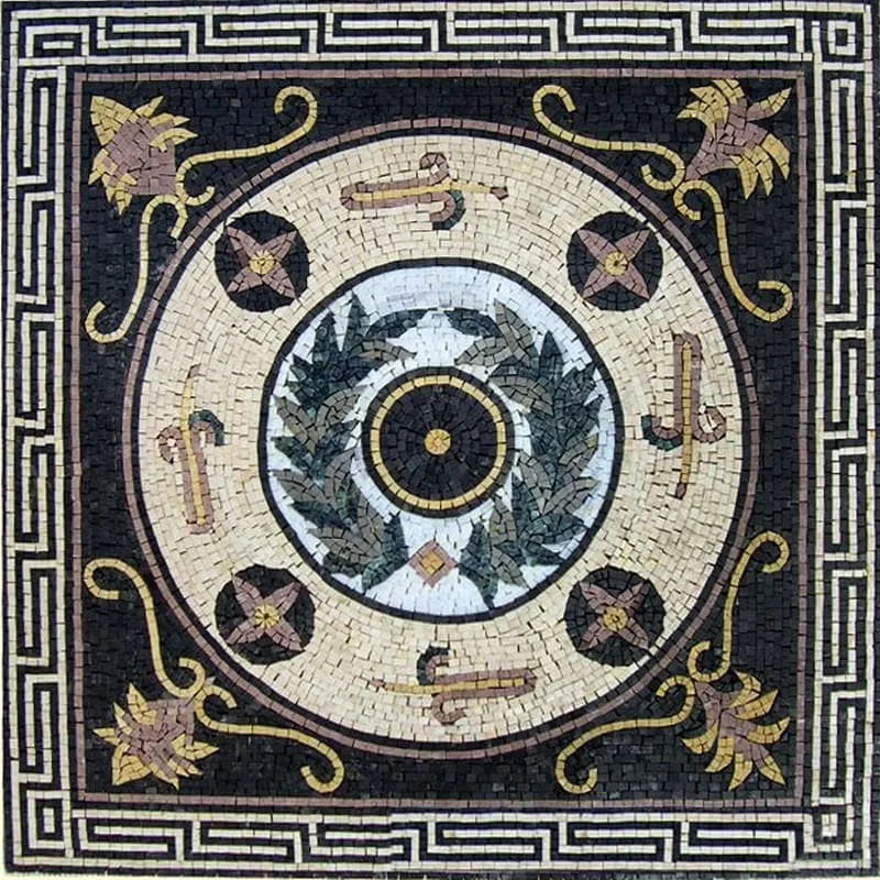 Greco-Roman Floral Panel - Apollo Classic