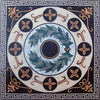 Greco-Roman Floral Panel - Apollo Green