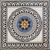 Mosaico de flores greco-romanas de Aquila