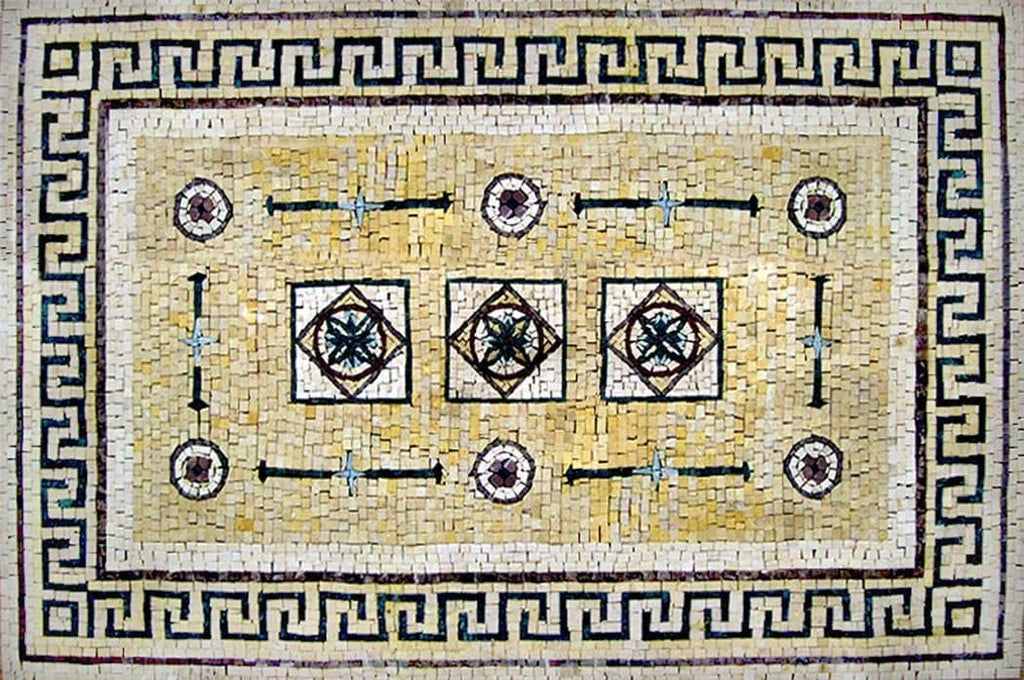 Mosaico greco-romano - Delphines