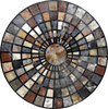 Juliette - Waterjet Mosaic Medallion