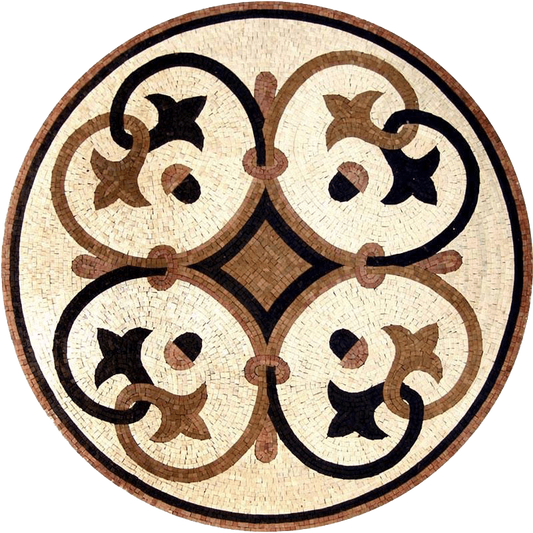 Marble Floor Tile - Lille Mosaic