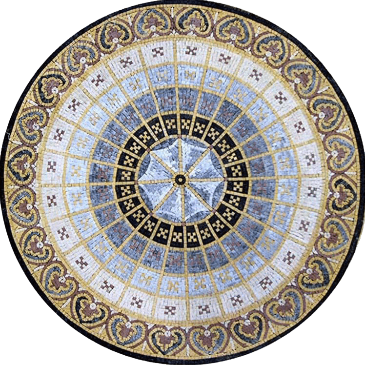 Mosaico Medallón de Mármol - Antioch