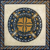Arte de mosaico de mármol