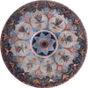 Medaglione Fiore Mosaico Arte