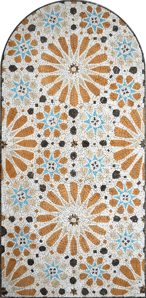 Diseño de mosaico - Puerta marroquí