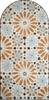 Diseño de mosaico - Puerta marroquí