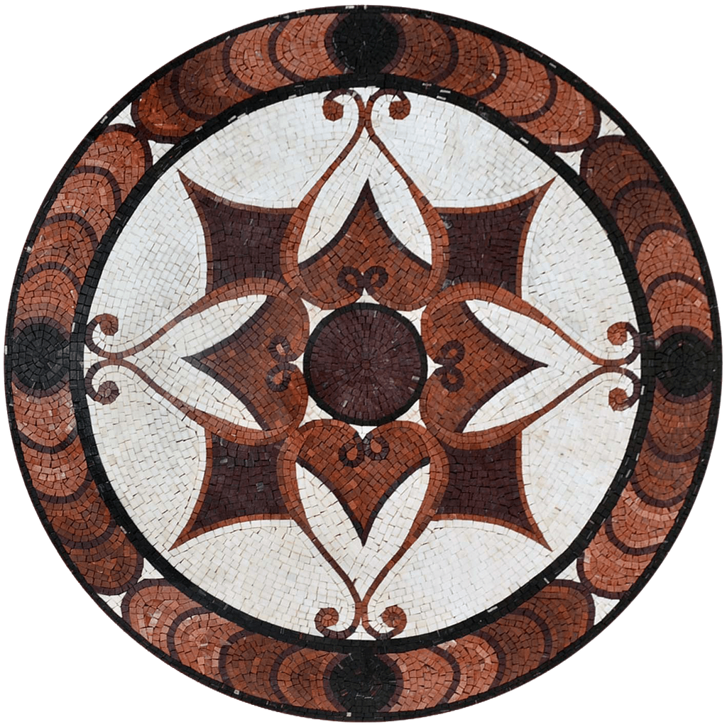 Desenhos de mosaico - Arabesco Florire