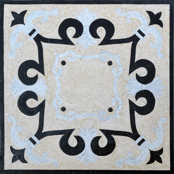 Pattern Corner - Marble Mosaic Designs - Mesh Backing